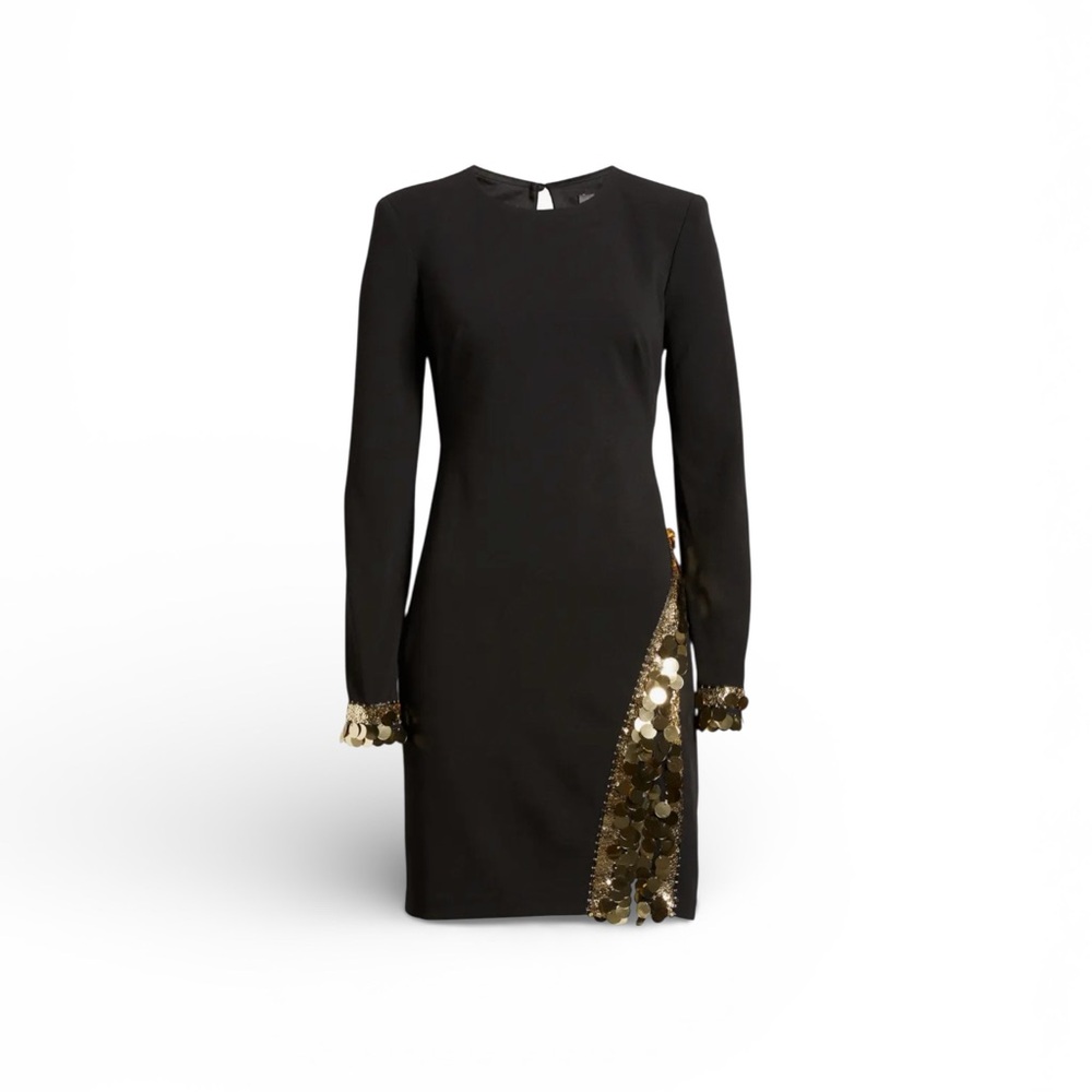 Vince Camuto Long Sleeve Sequin Jersey Mini dress Size 6 NWT - Picture 12 of 12